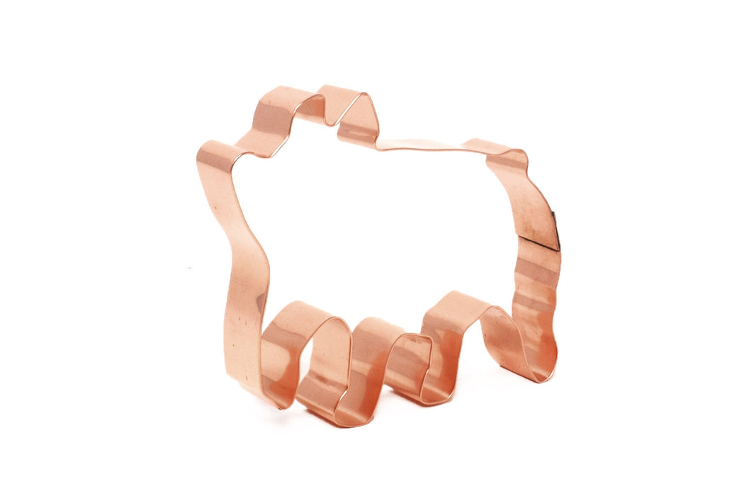 Copper Pig Cookie Cutter, Farm Animal Cookie Cutter,  Made in USA