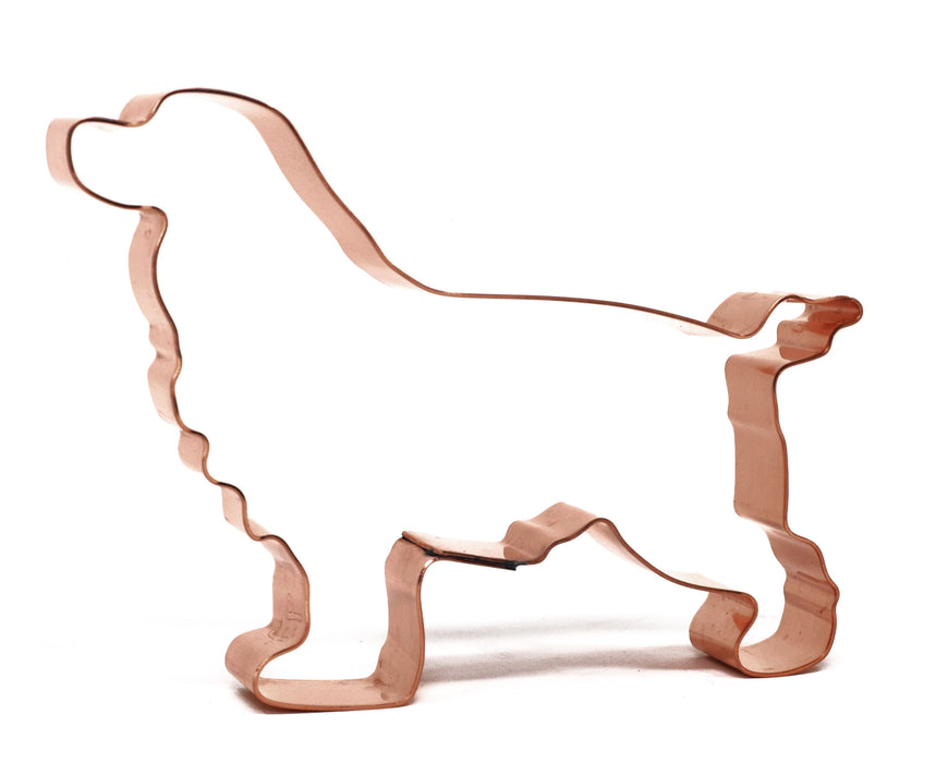 Copper Cocker Spaniel Cookie Cutter, Dog Cookie Cutter, 4.5 x 3.25 inches, Made in USA