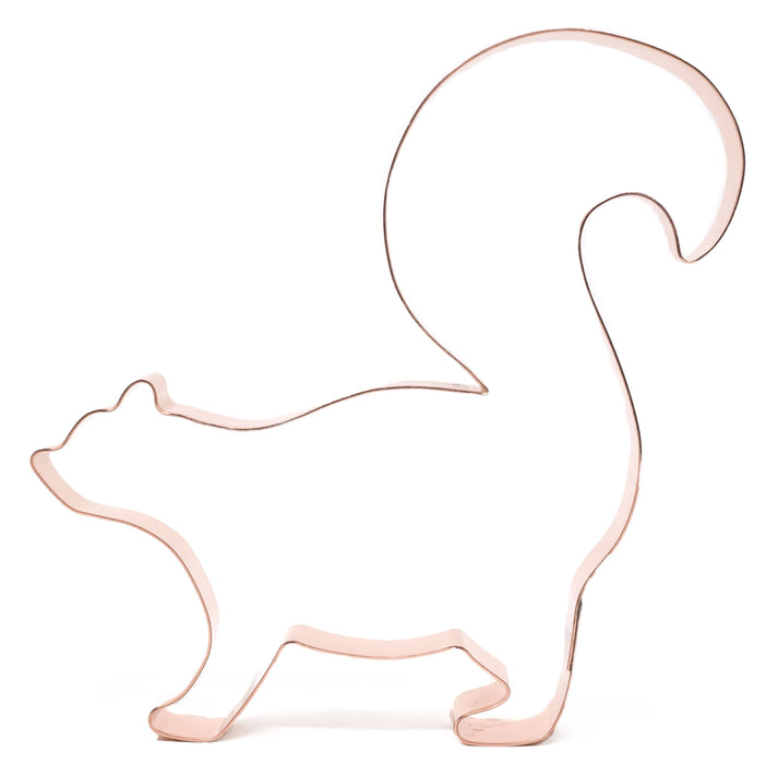 Copper Skunk Cookie Cutter - Animal Cookie Cutter, 5.5 x 5 Inches, Made in USA