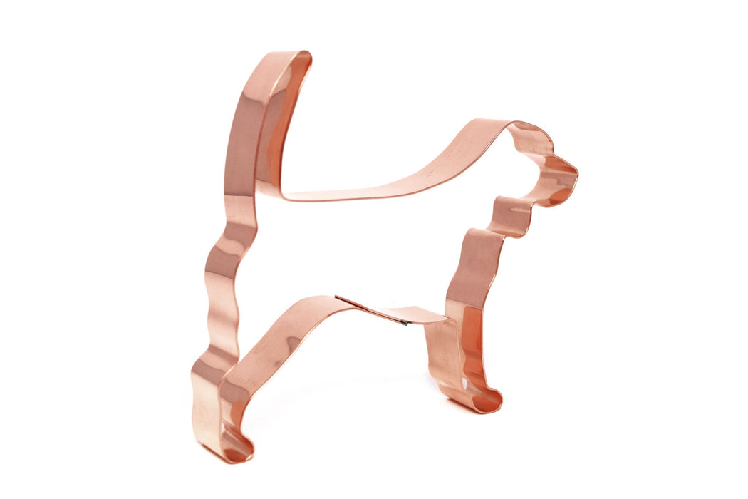 Copper Beagle Cookie Cutter, Dog Cookie Cutter, 4.5 x 4 inches, Made in USA