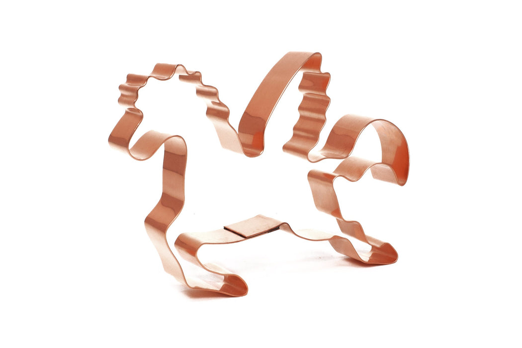 Copper Pegasus Cookie Cutter - Mythical Creatures Cookie Cutter, 5 x 3.75 Inches, Made in USA