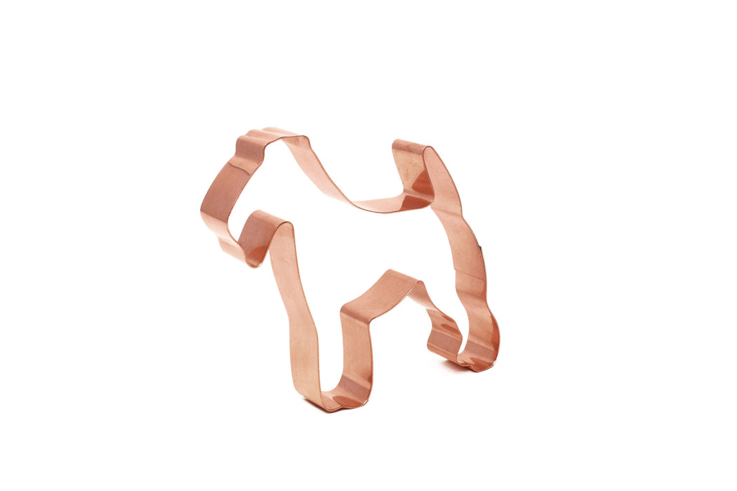 Copper Welsh Terrier Cookie Cutter, Dog Cookie Cutter, 4 inches, Made in USA