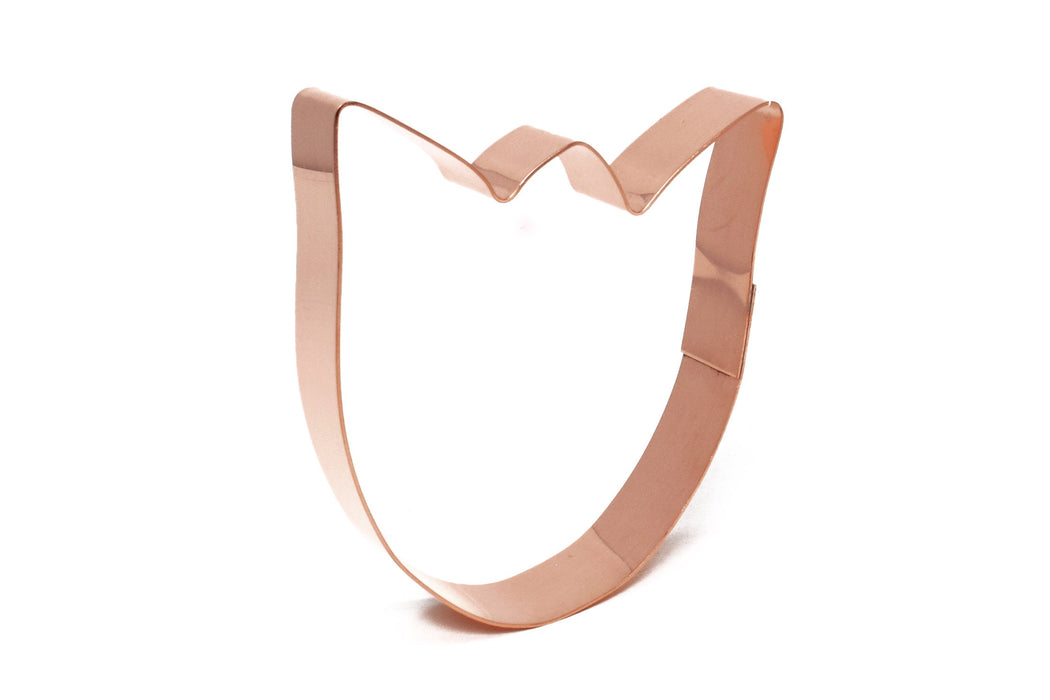 Copper Tulip Cookie Cutter - Flower Cookie Cutter, 3.5 x 3 Inches, Made in USA