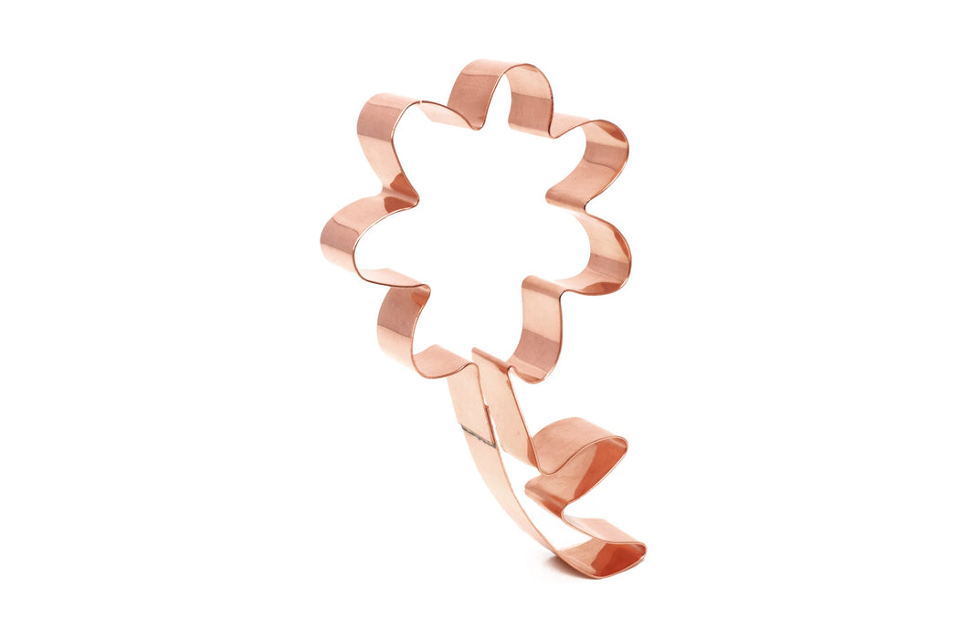 Copper Black-eyed Susan Cookie Cutter - Flower Cookie Cutter, 5 Inches, Made in USA