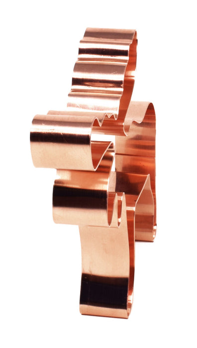 Copper Moose Cookie Cutter - Animal Design (5 x 4 inches) - Made in USA