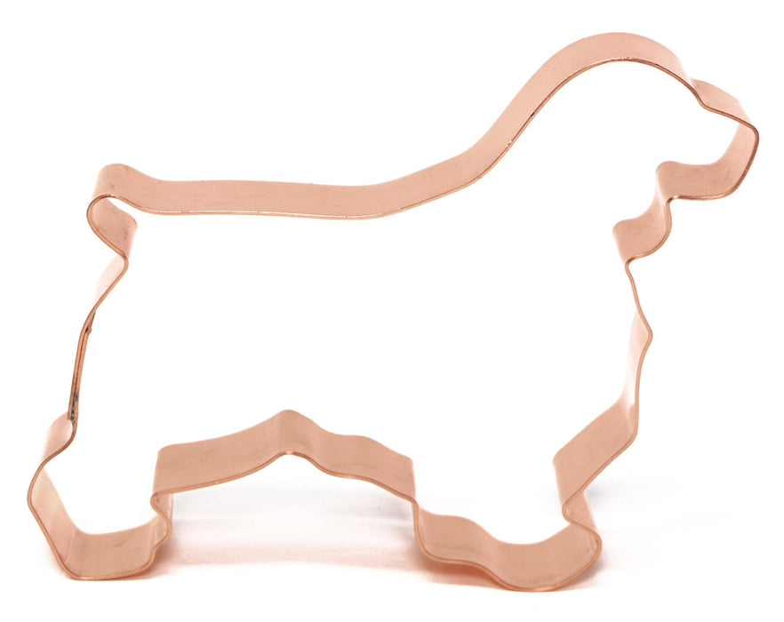 Copper Welsh Springer Spaniel Cookie Cutter, Dog Cookie Cutter, 4.25 x 3.5 inches, Made in USA
