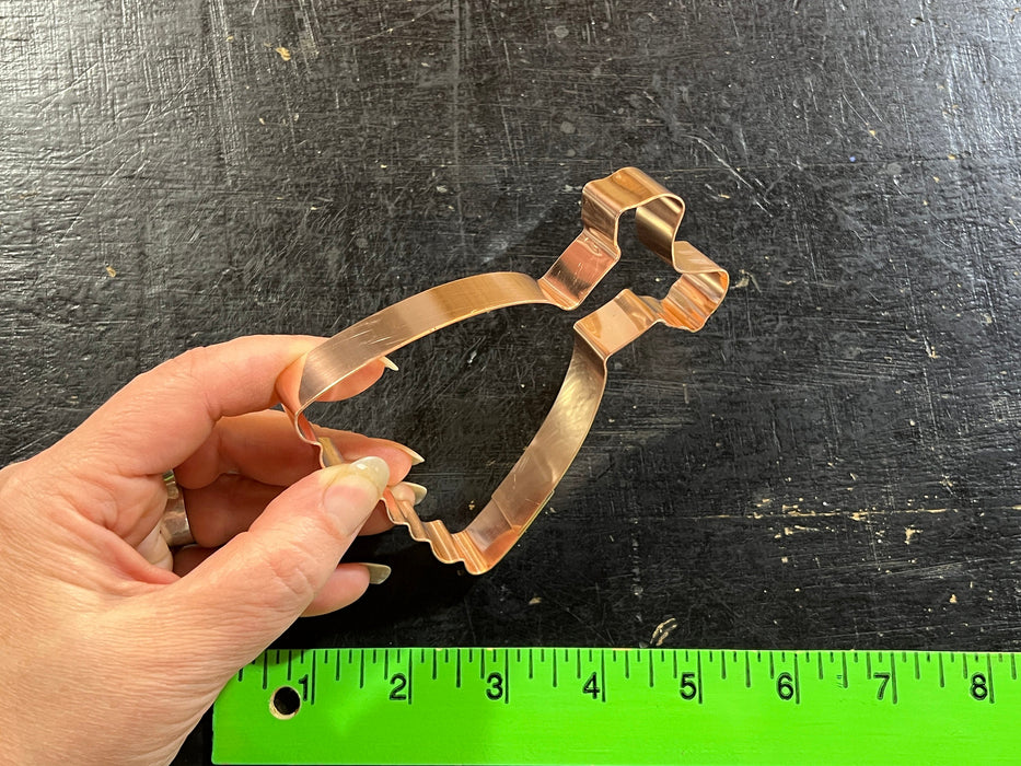Copper Dress Cookie Cutter - Fashion Design (4 x 3.25 inches) - Made in USA