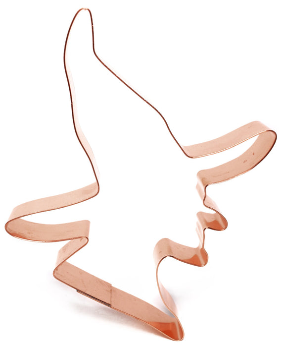 Copper Witch Head Cookie Cutter, Halloween Cookie Cutter, 4 x 3.75 inches, Made in USA