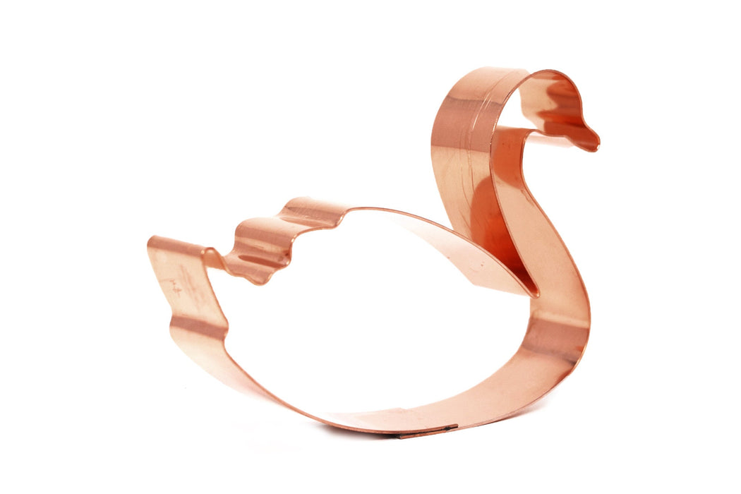 Copper Swan Cookie Cutter - Bird Cookie Cutter, Made in USA