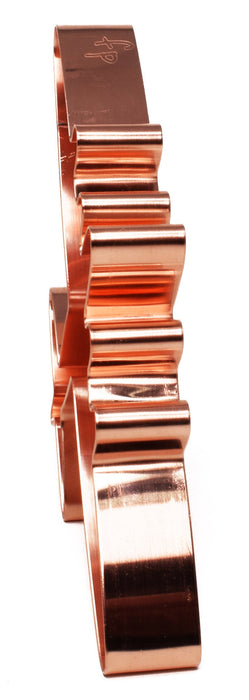 Copper B-17 Cookie Cutter, Airplane Cookie Cutter, 5.5 x 4.25 inches, Made in USA