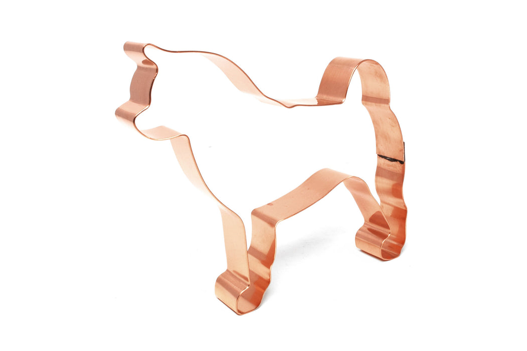 Copper Akita Cookie Cutter - Dog Cookie Cutter, 4.75 x 4.5 inches, Made in USA