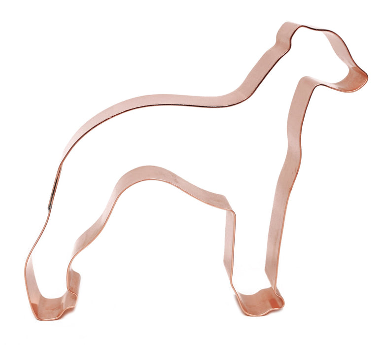 Copper Whippet Dog Cookie Cutter, 5 x 4.25 inches, Made in USA