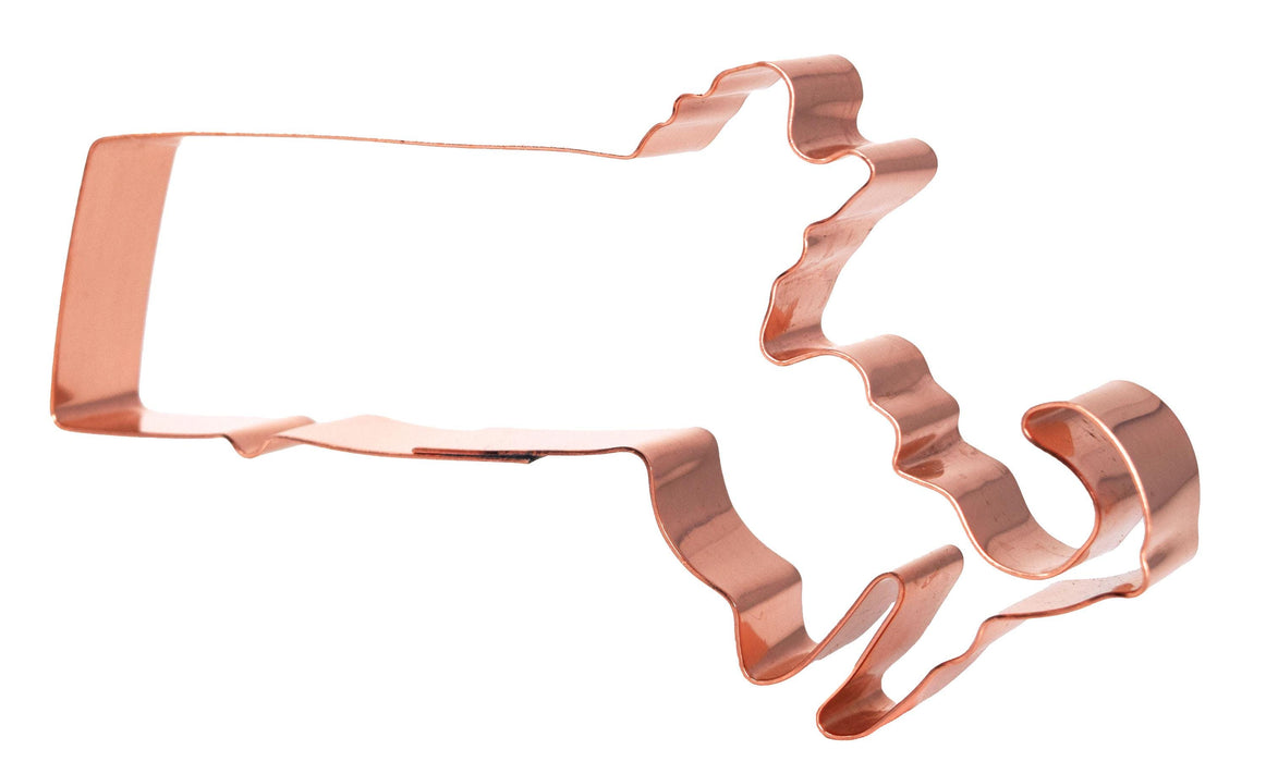Copper Massachusetts Cookie Cutter -  Bay State Cookie Cutter,  Made in USA