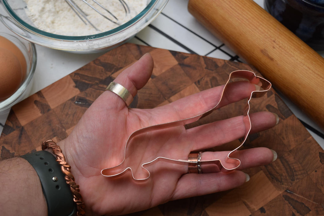 Copper Dachshund Dog Cookie Cutter - Dog Breed Design (5.5 x 3 inches) - Made in USA