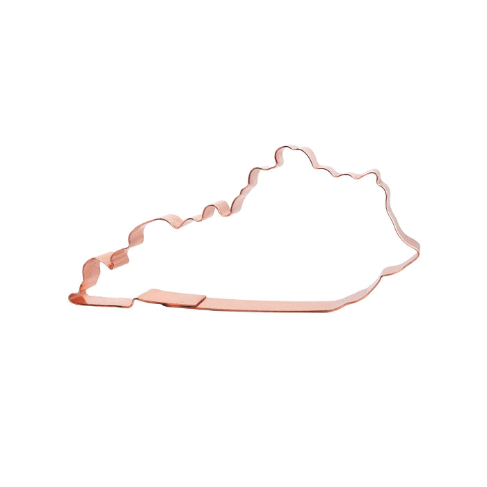 Copper Kentucky Cookie Cutter - The Bluegrass State Cookie Cutter,  Made in USA