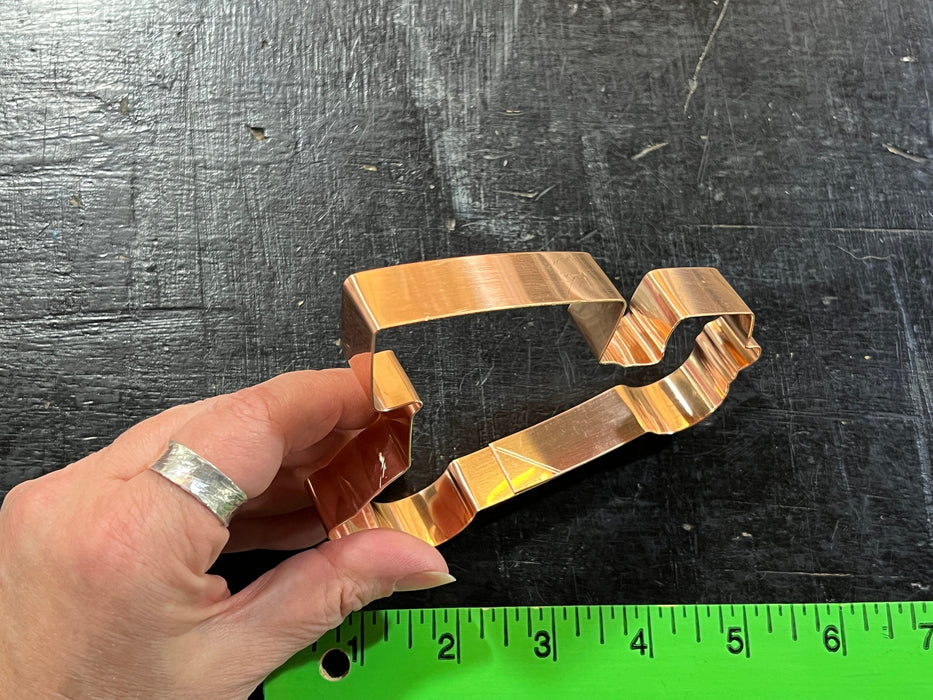 Copper Sprint Car Cookie Cutter - Sports Design (5 x 3.5 inches) - Made in USA