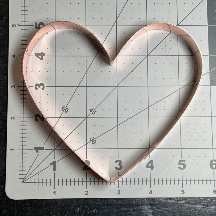 Copper Heart Cookie Cutter - Valentine / Wedding Cookie Cutter, Made in USA