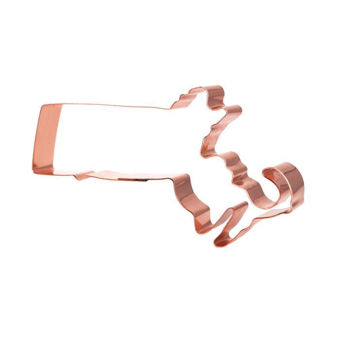 Copper Massachusetts Cookie Cutter -  Bay State Cookie Cutter,  Made in USA