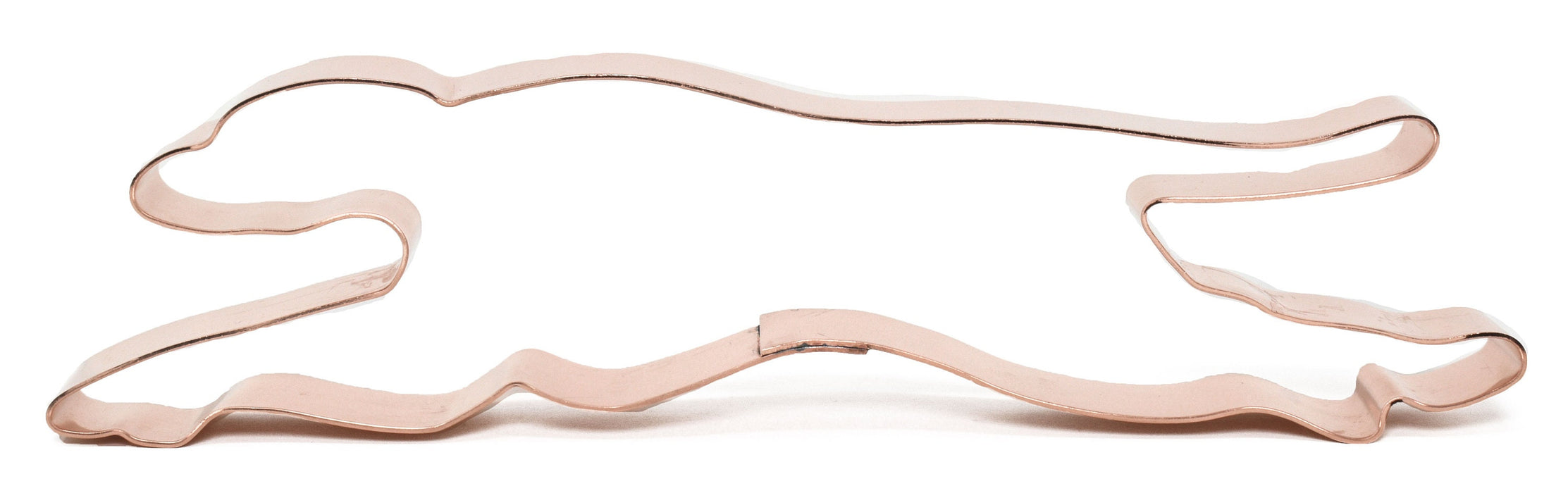 Copper Greyhound Cookie Cutter, Dog Cookie Cutter, 6 x 1.75 inches, Made in USA