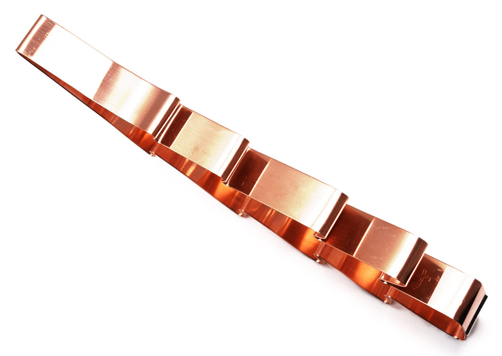 Big Copper Christmas Tree Cookie Cutter - Holiday Design (8 x 3.75 inches) - Made in USA