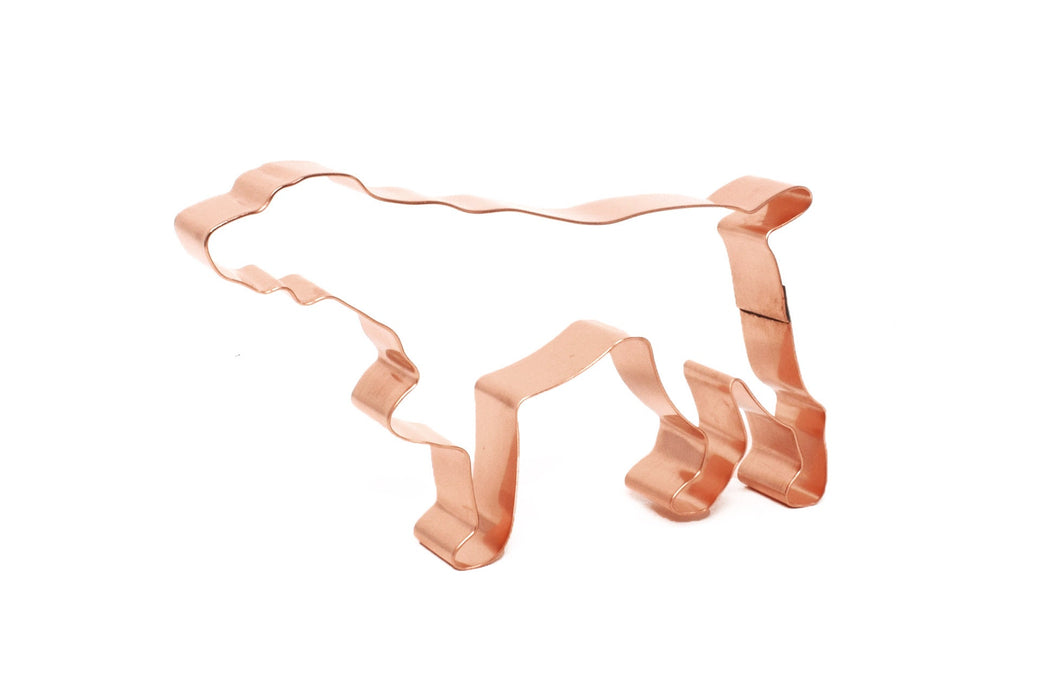 Copper Pointer Cookie Cutter - Dog Cookie Cutter, 5.25 x 3 Inches, Made in USA