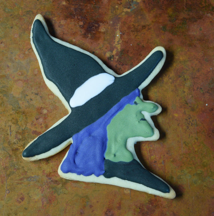 Copper Witch Head Cookie Cutter, Halloween Cookie Cutter, 4 x 3.75 inches, Made in USA