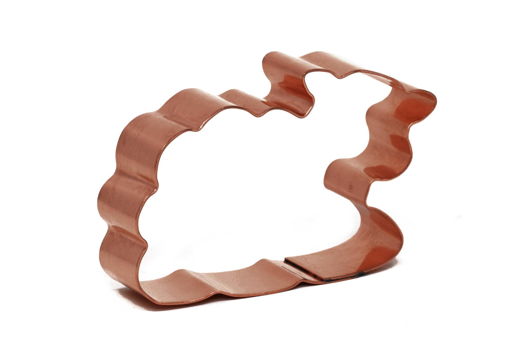 Little Copper Lamb Cookie Cutter, Animal Cookie Cutter, 3 x 2 inches, Made in USA