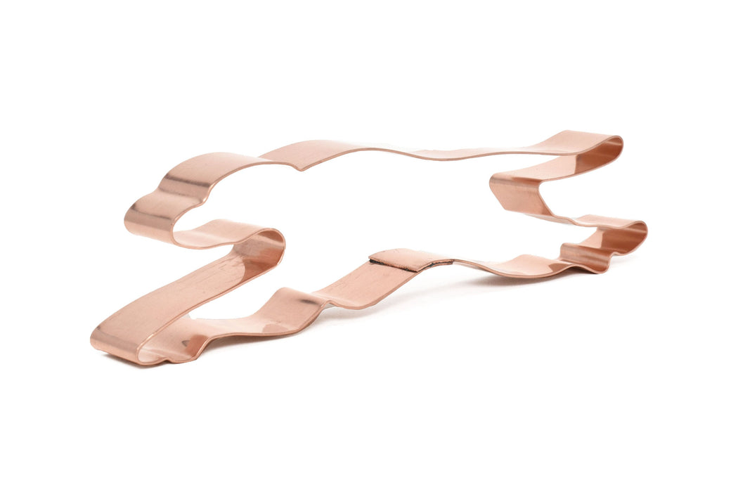 Copper Greyhound Cookie Cutter, Dog Cookie Cutter, 6 x 1.75 inches, Made in USA