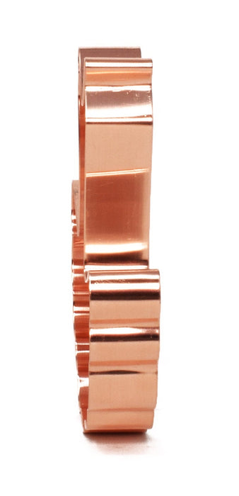 Copper Tutu Cookie Cutter, Ballet Cookie Cutter, 4.5 x 4 inches, Made in USA