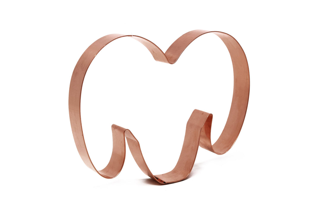 Copper Ram Cookie Cutter, Animal Cookie Cutter, 4.75 x 3.75 inches, Made in USA