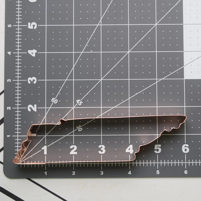 Copper Tennessee Cookie Cutter - Volunteer State Cookie Cutter,  Made in USA