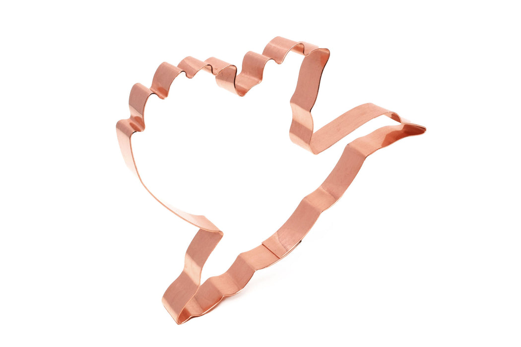 Big Copper Duck Cookie Cutter - Bird Cookie Cutter, 6 x 4 inches, Made in USA