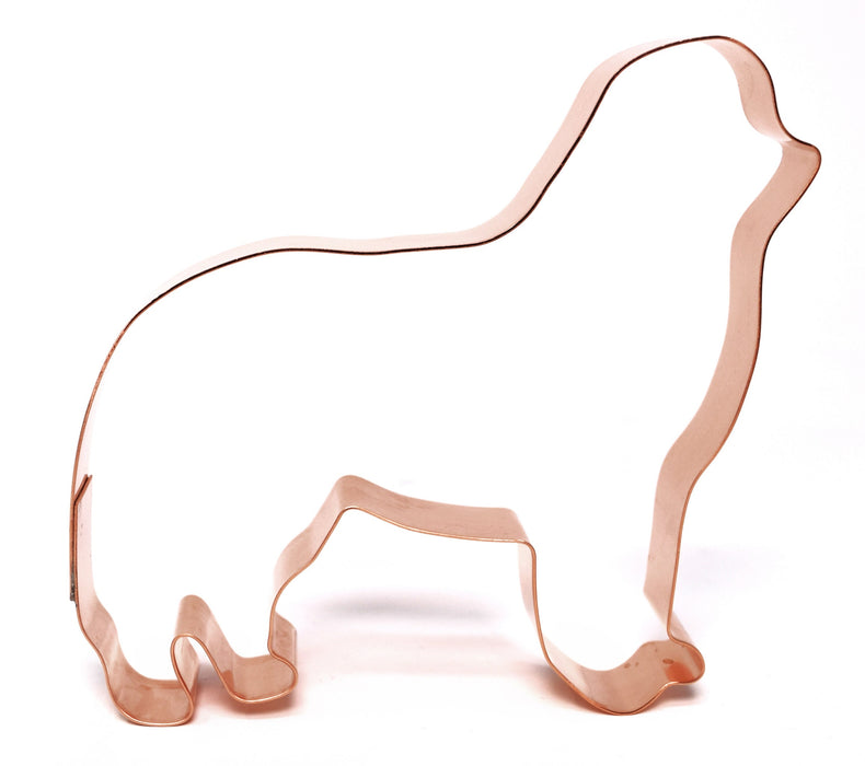 Copper Bernese Mountain Dog Cookie Cutter - Dog Cookie Cutter, 5.25 x 4.5 inches, Made in USA