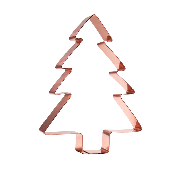 Big Copper Tree Cookie Cutter - Christmas Cookie Cutter, 5.75 x 4.5 Inches, Made in USA
