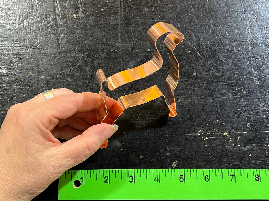 Copper Boer Goat Cookie Cutter - Animal Design (4 x 3.75 inches) - Made in USA