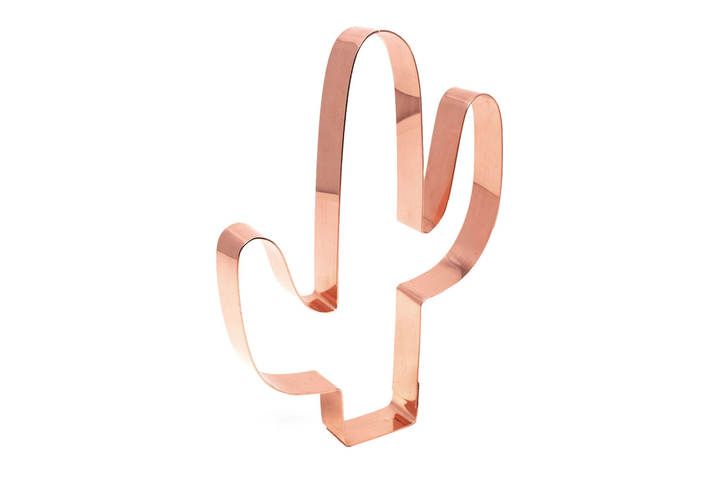 Big Copper Cactus Cookie Cutter, 6.75 x 4.25 inches, Made in USA