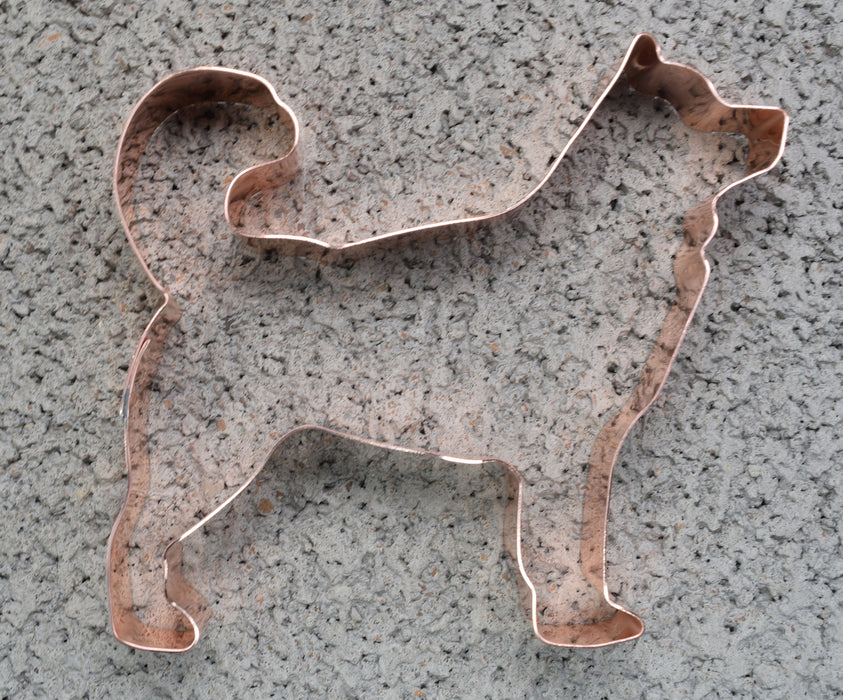 Copper Alaskan Malamute Cookie Cutter - Dog Cookie Cutter, 4.5 x 3.75 inches, Made in USA