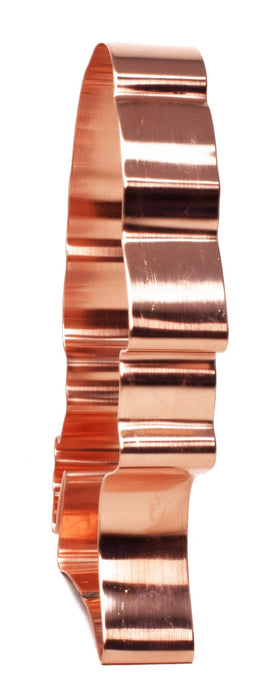 Copper George Washington Cookie Cutter - President Cookie Cutter, 3.5 x 4.5 inches, Made in USA