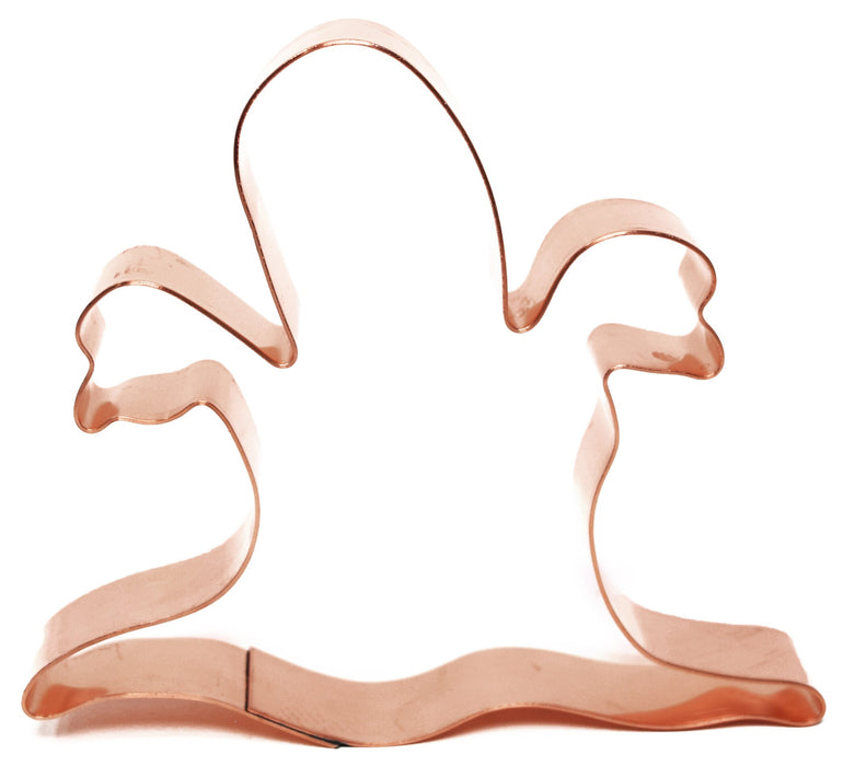 Copper Ghost Cookie Cutter - Halloween Cookie Cutter, 4.25 x 4 Inches, Made in USA