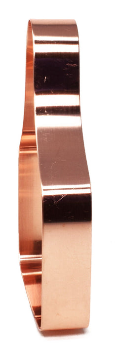 Copper Cattle Tag Cookie Cutter - Western Cookie Cutter,  4.5 x 3.25 inches, Made in USA