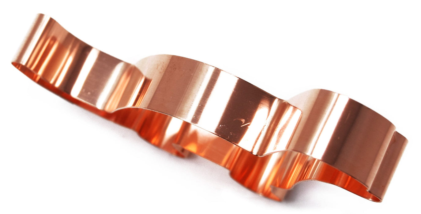 Copper Dinosaur Cookie Cutter, 4.5 x 3.75 inches, Made in USA