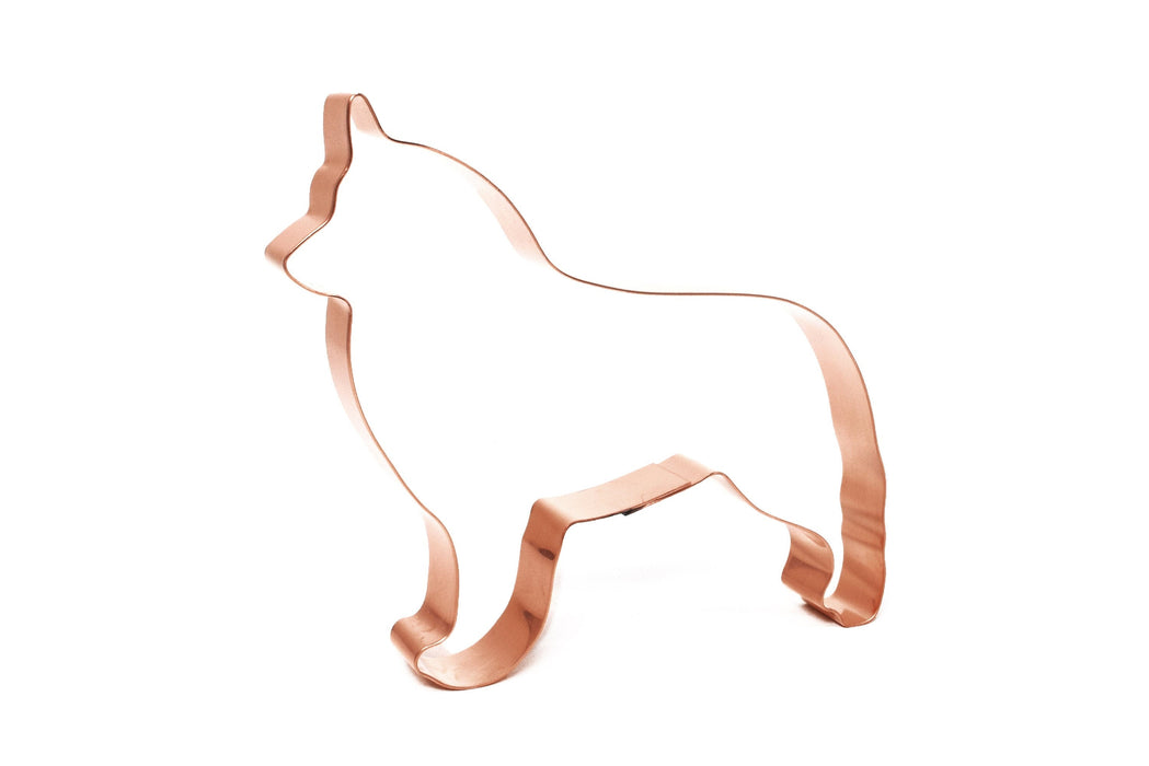 Copper Belgian Sheepdog Cookie Cutter - Dog Cookie Cutter, 4.5 x 4.25 inches, Made in USA