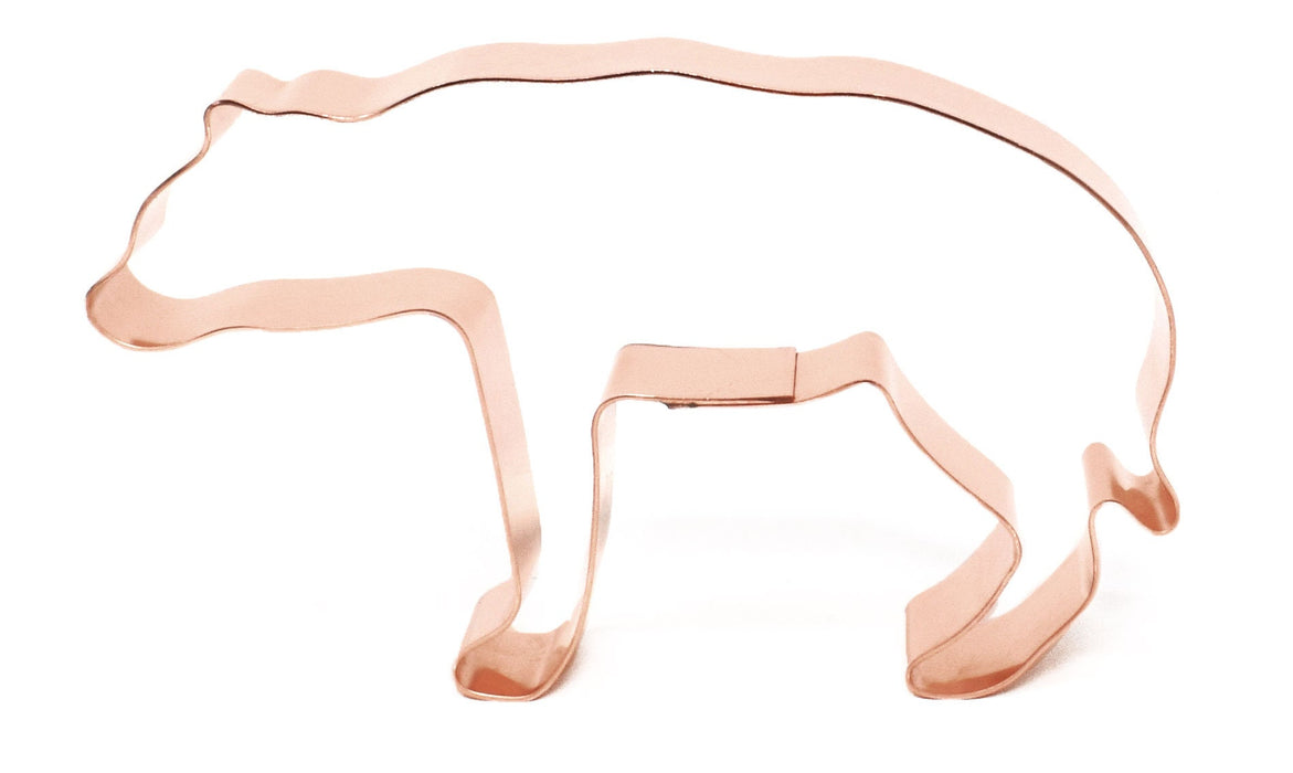 Copper Hyena Cookie Cutter - Animal Cookie Cutter, 4.5 x 2.75 Inches, Made in USA