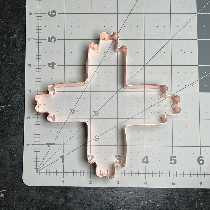 Copper Zia Cookie Cutter - Southwestern Design (5.25 inches) - Made in USA