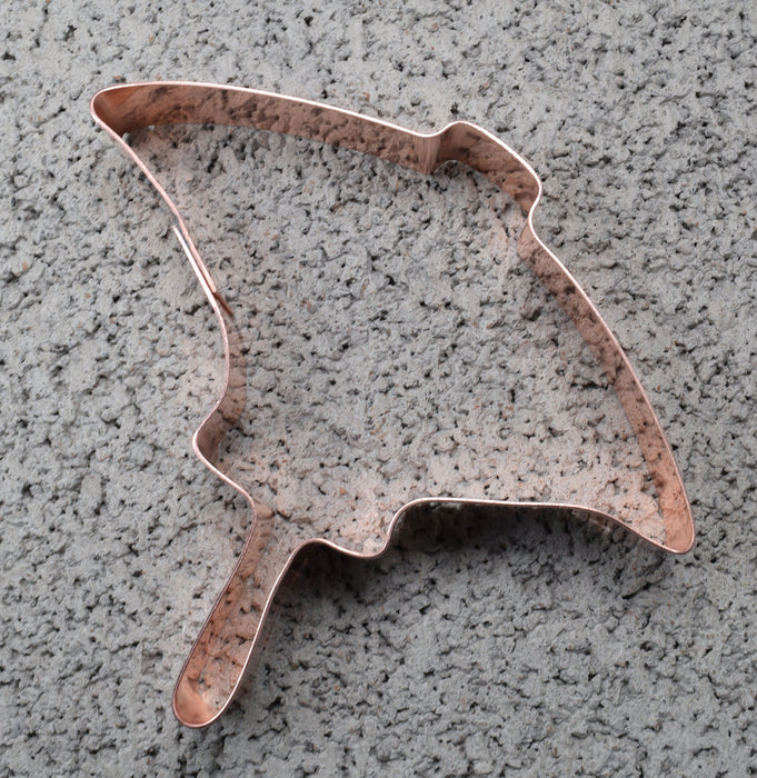 Copper Stingray Cookie Cutter - Fish Cookie Cutter (4.5 x 3.75 inches) - Made in USA
