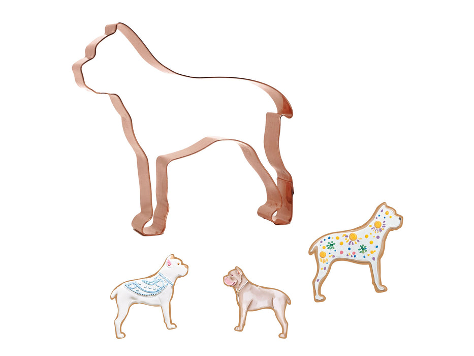 Copper Cane Corso Cookie Cutter - Dog Cookie Cutter, 4 x 3.75 inches, Made in USA