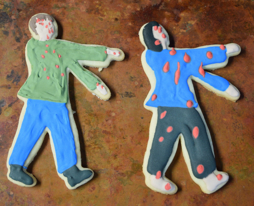 Copper Zombie Cookie Cutter - Halloween Cookie Cutter, 3.25 x 5.5 Inches, Made in USA