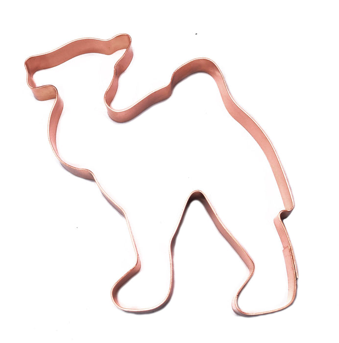 Copper Camel Cookie Cutter - Animal Cookie Cutter, 4 x 4.25 Inches, Made in USA