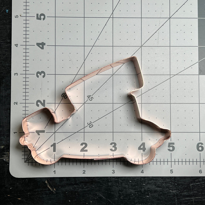 Copper Sprint Car Cookie Cutter - Sports Design (5 x 3.5 inches) - Made in USA