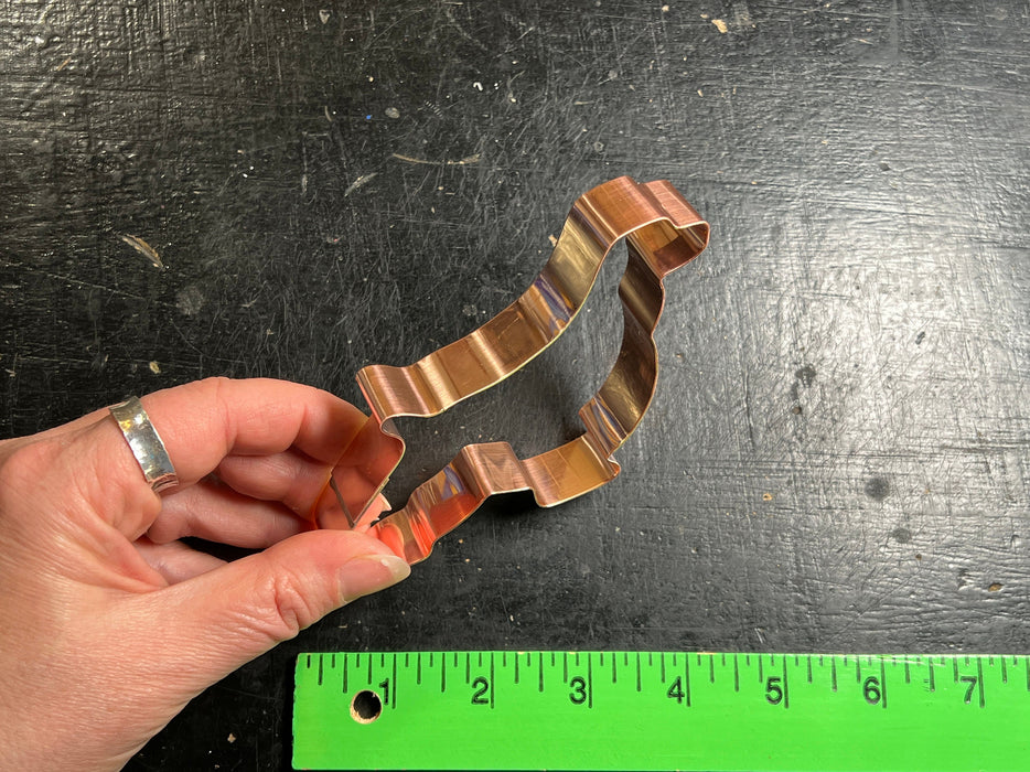 Copper English Springer Spaniel Dog Cookie Cutter, 4.25 x 3.25 inches, Made in USA
